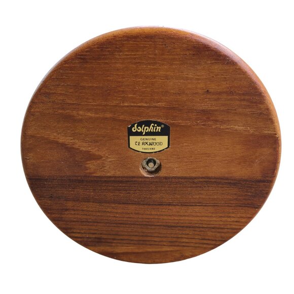 Teakwood Paper Towel Holder - Vintage - Picture 6 of 6